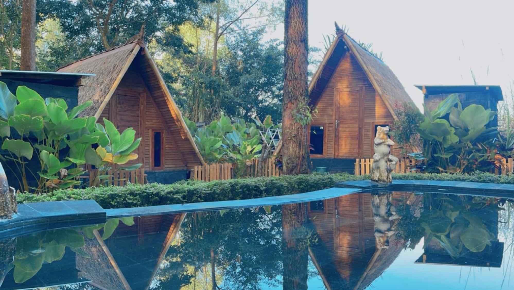 Ferienwohnung Triangle House And Private Hot Spring Kintamani Exterior foto