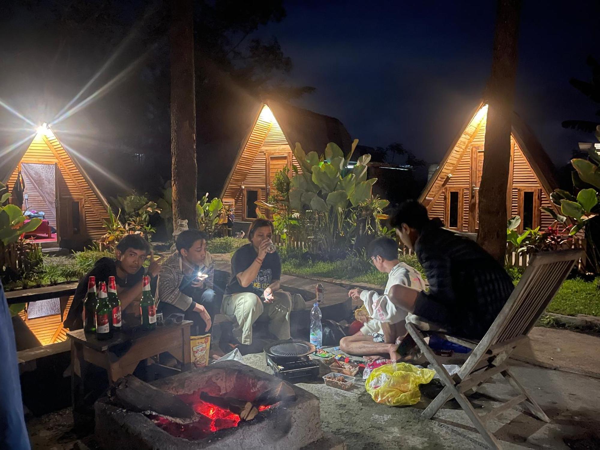 Ferienwohnung Triangle House And Private Hot Spring Kintamani Exterior foto