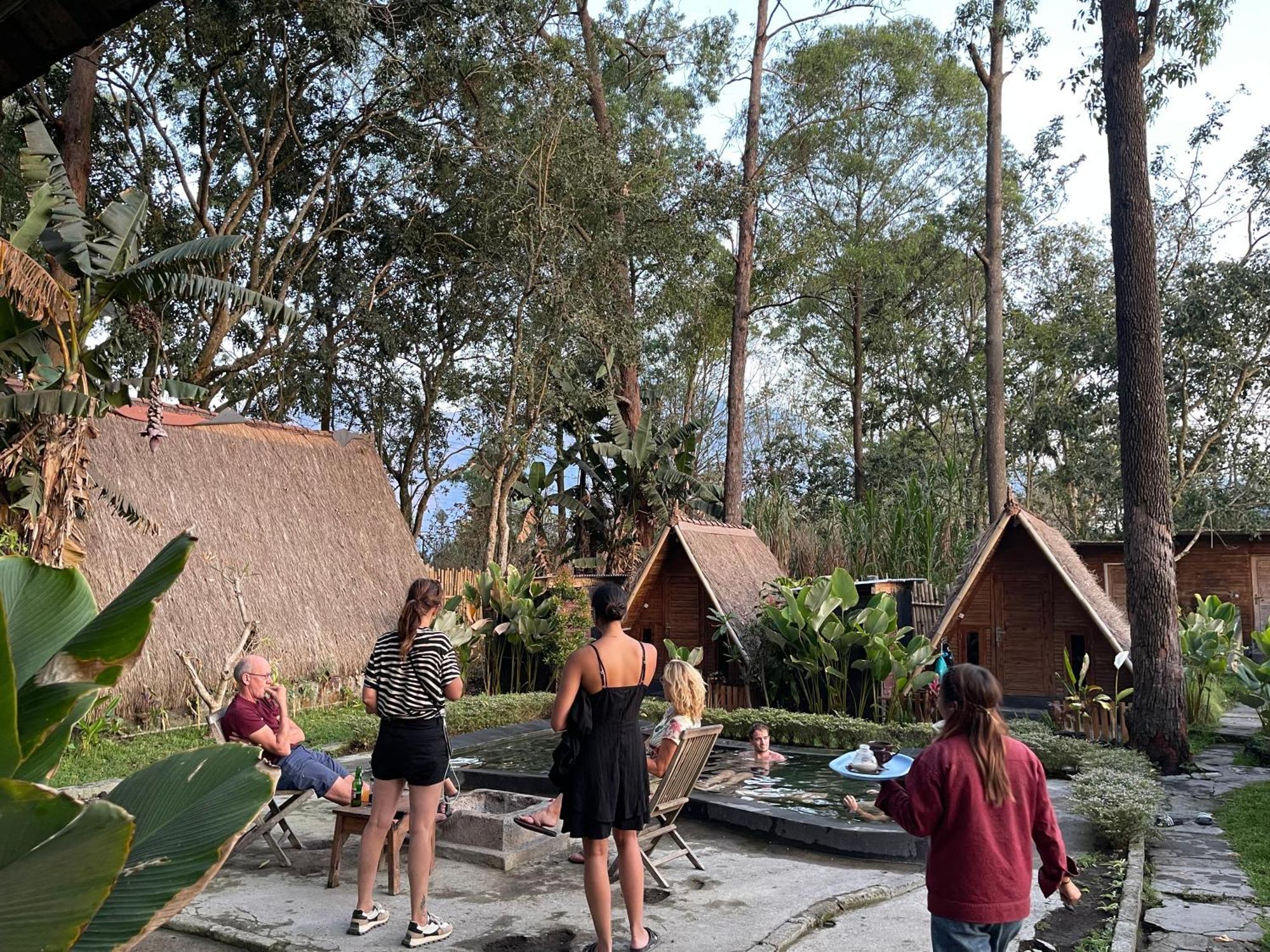 Ferienwohnung Triangle House And Private Hot Spring Kintamani Exterior foto