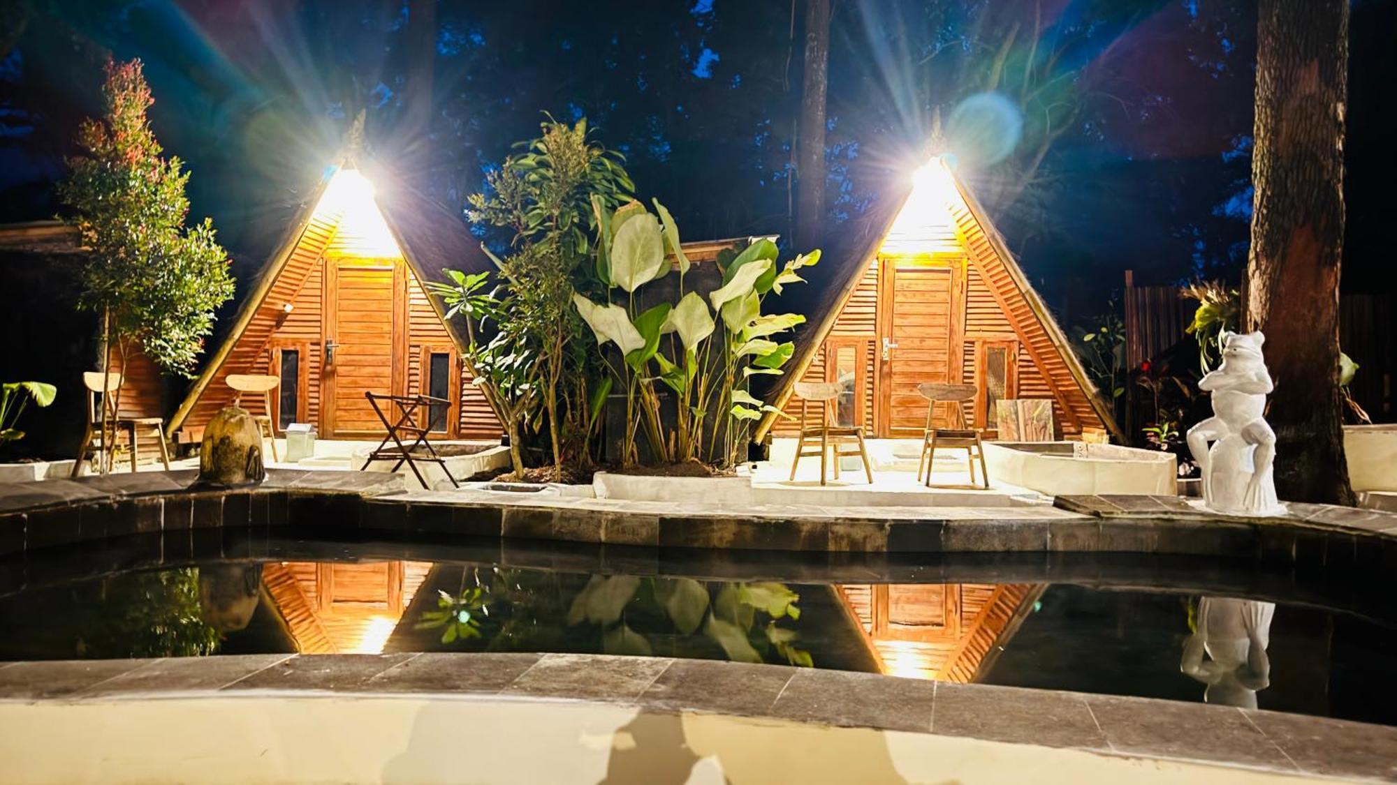 Ferienwohnung Triangle House And Private Hot Spring Kintamani Exterior foto