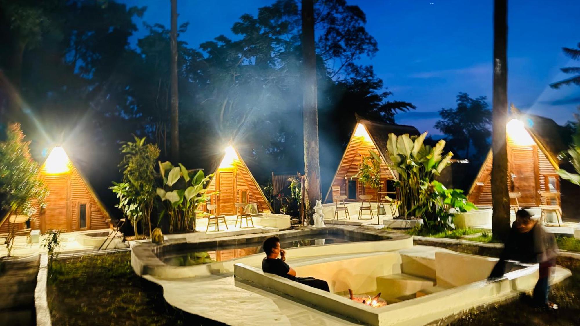 Ferienwohnung Triangle House And Private Hot Spring Kintamani Exterior foto