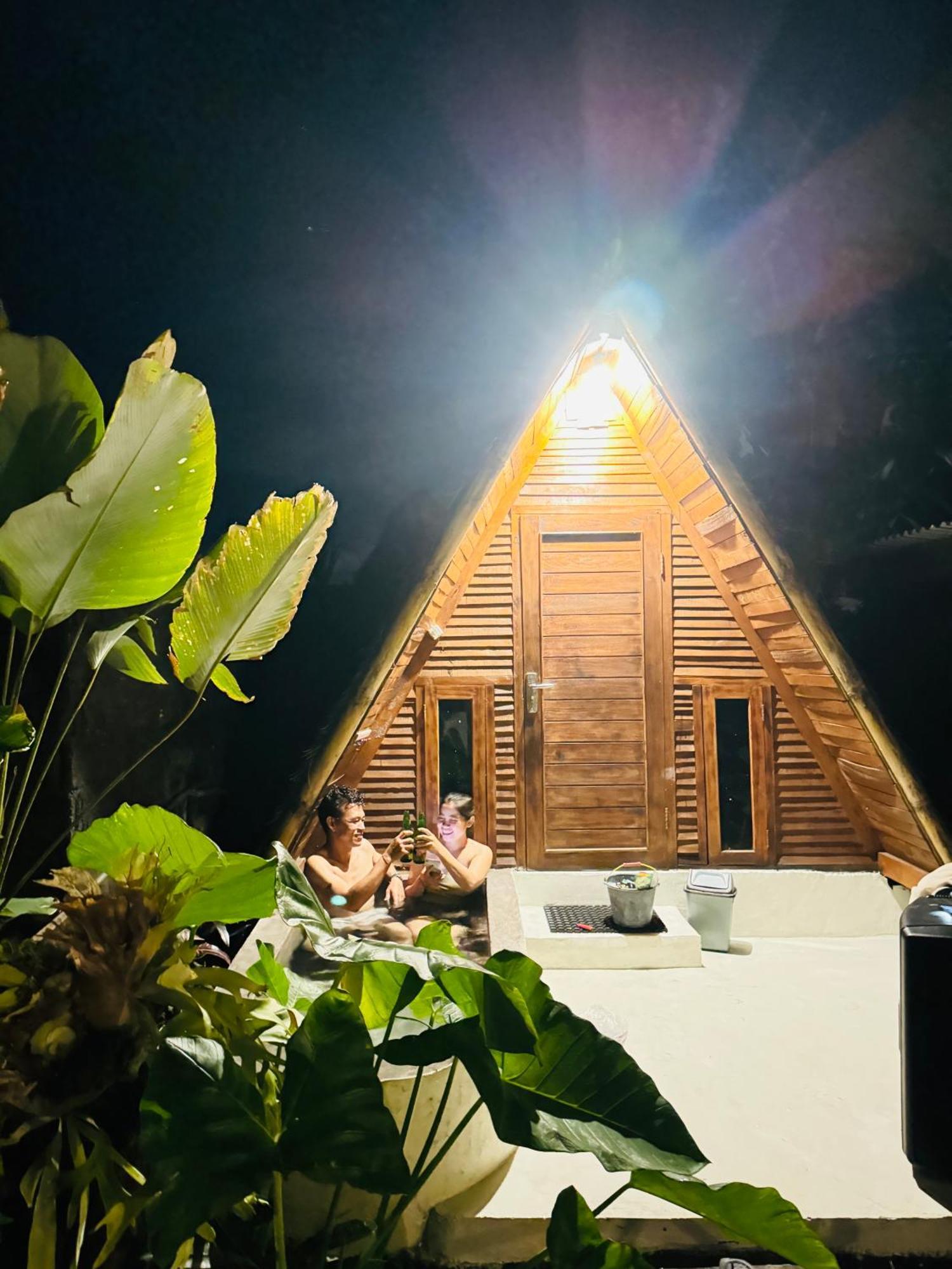 Ferienwohnung Triangle House And Private Hot Spring Kintamani Exterior foto